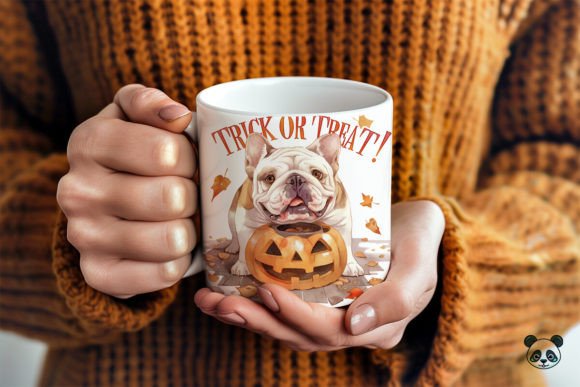 Bulldog Trick or Treat 3D Mug Wrap 2: Elevating Your Halloween Sublimation Projects
