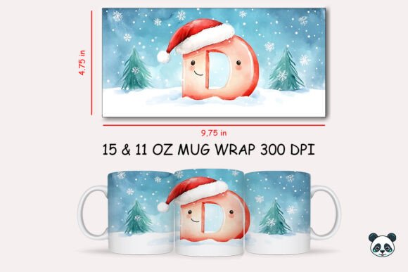 Christmas Baby Letter D Mug Wrap: A Practical Guide to Flawless Sublimation Results