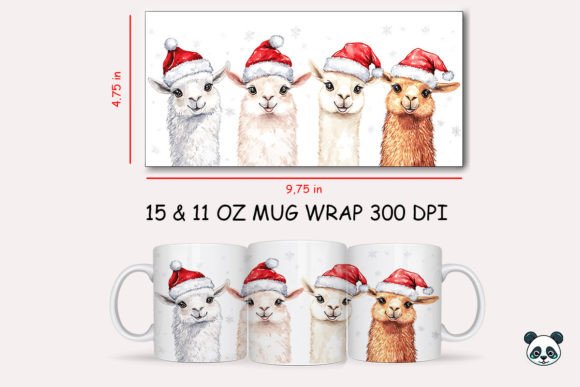 Creating Festive Gifts with a Christmas Llama Mug Wrap: A Practical Guide to Sublimation Design