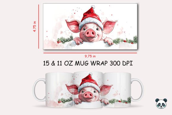 Creating Festive Magic with the Christmas Pig Mug Wrap