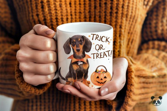 Dachshund Trick or Treat 3D Mug Wrap 1: Elevating Your Sublimation Projects