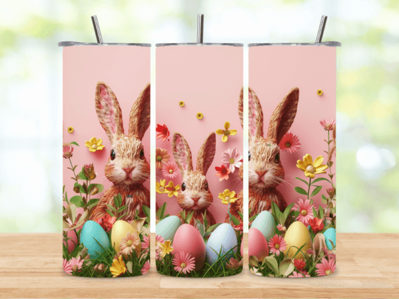 Easter Bunny Family Tumbler Wrap: Integrating Seasonal Design into Your Production Workflow