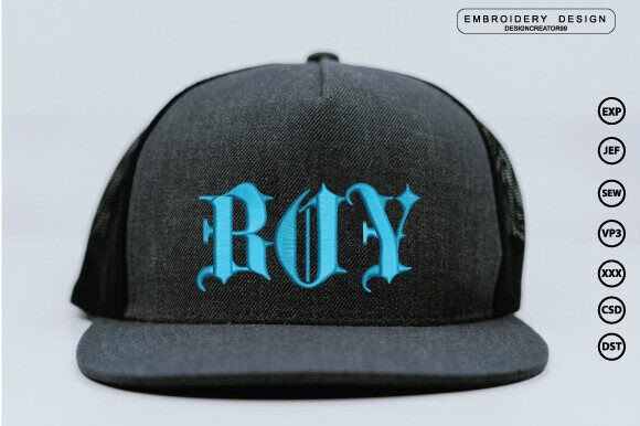 Elevate Your Projects with Boy 3D Embroidery Design