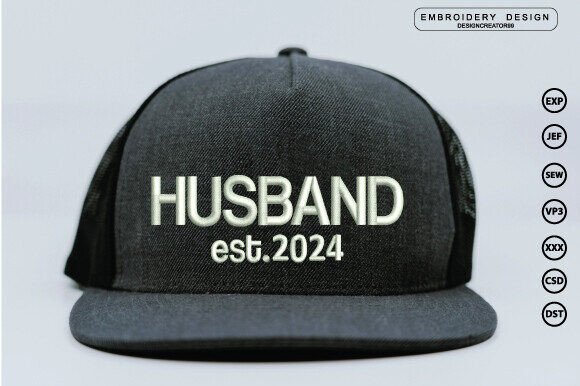 Elevating Personal Projects with the Husband 3D Embroidery Design