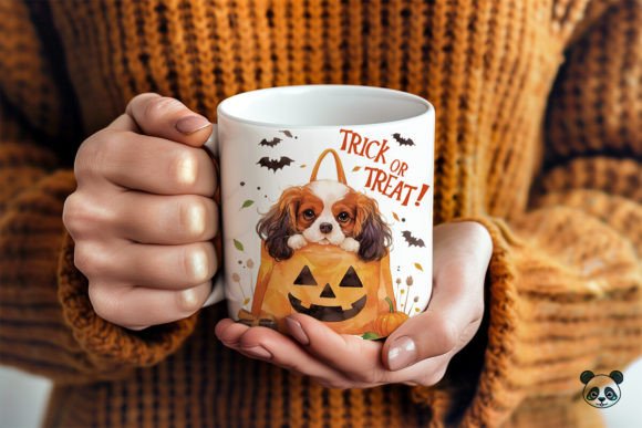 Elevating Seasonal Merchandise with the Cavalier King Charles Spaniel Trick or Treat 3D Mug Wrap