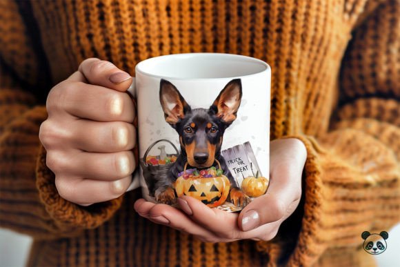 Elevating Sublimation Business with the Doberman Pinscher Trick or Treat 3D Mug Wrap