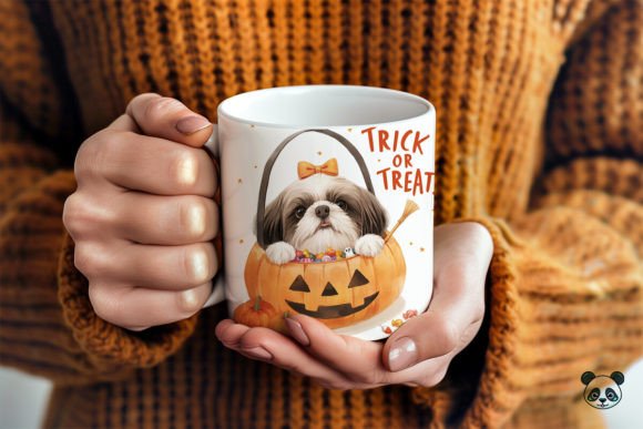 Evaluating the Shih Tzu Trick or Treat 3D Mug Wrap for Sublimation Projects