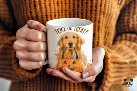 Golden Retriever Trick or Treat 3D Mug Wrap 2: Elevating Your Sublimation Projects