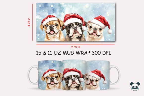 Mastering the Christmas Bulldog Mug Wrap for Flawless Sublimation Results