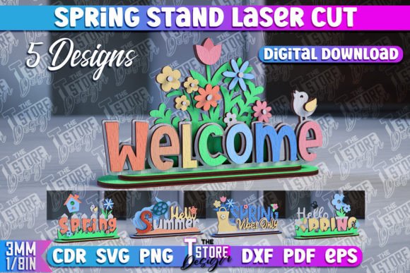 Spring Stand Laser Cut Design 3D Stand: A Guide for Makers