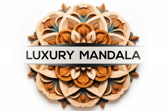 Unlocking the Potential of 3D Wooden Design Wooden Art Mandala for Modern Branding and Weddings